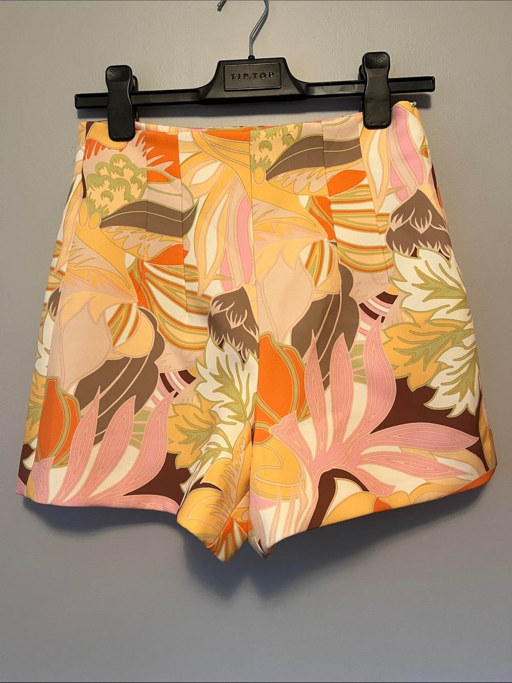 NWT Zara Multicolour 70s Shorts